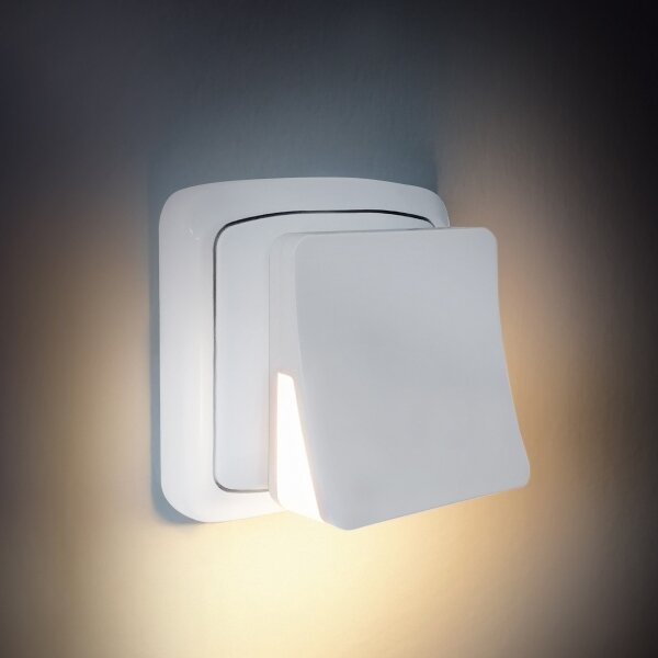 Solight WL911 - LED Orientační svítidlo se senzorem do zásuvky LED/0,5W/230V