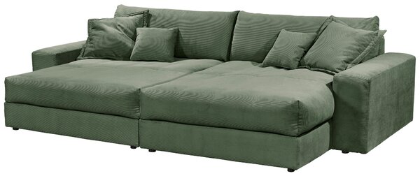 POHOVKA BIG SOFA, textil, zelená Livetastic - Pohovky, Online Only