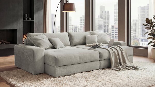 POHOVKA BIG SOFA, textil, béžová Livetastic - Pohovky, Online Only