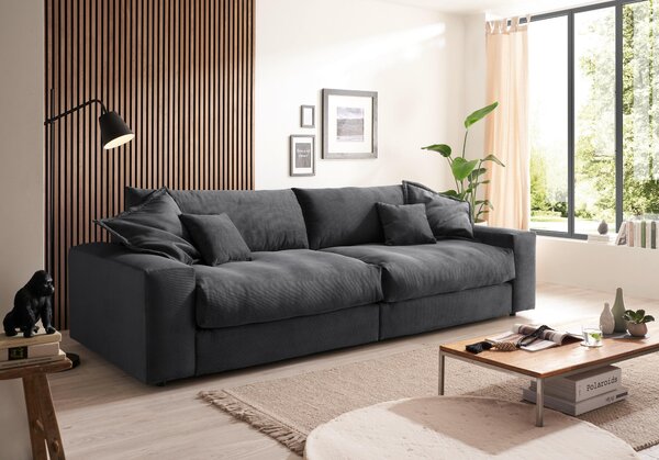 TŘÍMÍSTNÁ POHOVKA, textil, antracitová Livetastic - Pohovky, Online Only