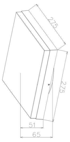 Deko-Light nástěnné přisazené svítidlo - Casa, 3 W, 3000/4000 K, černá 731159