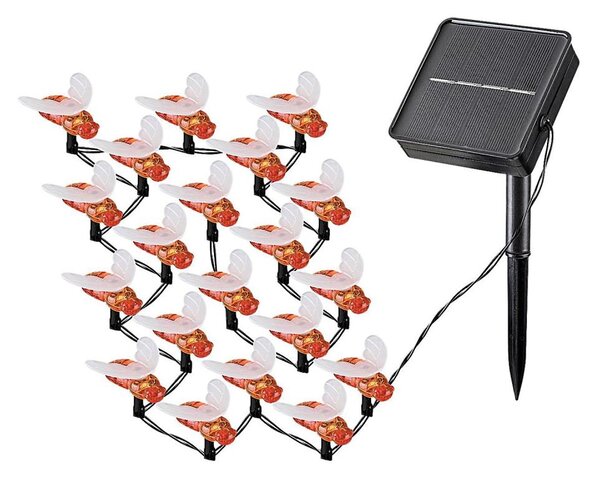 Rabalux 77002 - LED Solární řetěz BOBUS 20xLED/0,06W/1,2V IP44