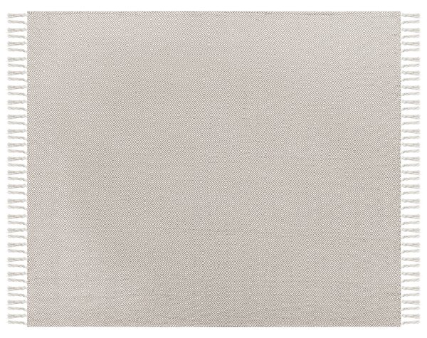 Přikrývka na postel TOUTLI Bavlna 220 x 240 cm Taupe
