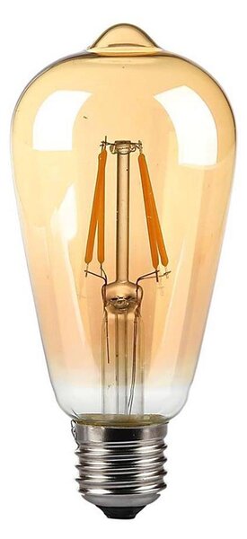 LED Žárovka FILAMENT ST64 E27/4W/230V 2200K