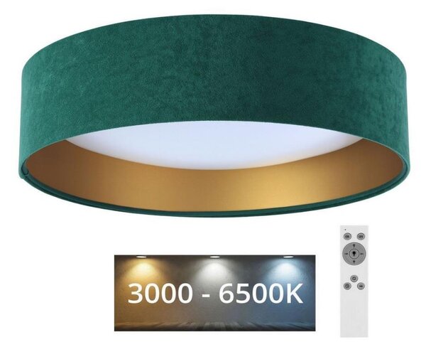 BPS Koncept LED Stmívatelné stropní svítidlo SMART GALAXY LED/24W/230V zelená/zlatá + DO BS0590