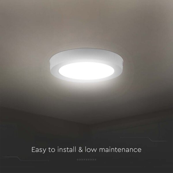 LED Stropní svítidlo LED/6W/230V 3000K pr. 12 cm bílá