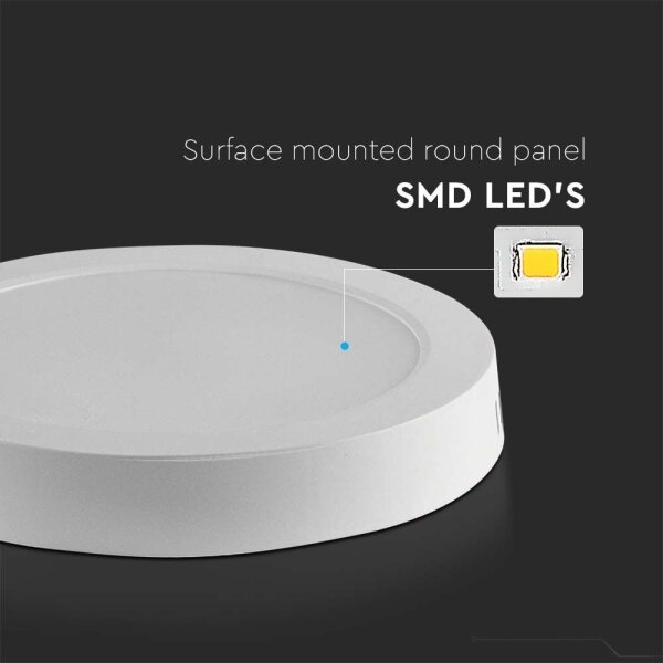 LED Stropní svítidlo LED/6W/230V 3000K pr. 12 cm bílá