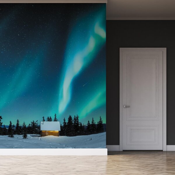 Fototapeta - Polární záře (245x170 cm)