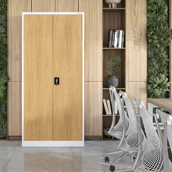 Skříň na dokumenty bílá/zlatý dub: Eco Design JAN H