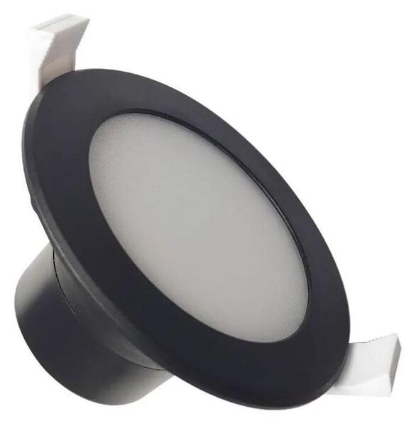 LED Koupelnové podhledové svítidlo LED/7W/230V 4000K černá IP44
