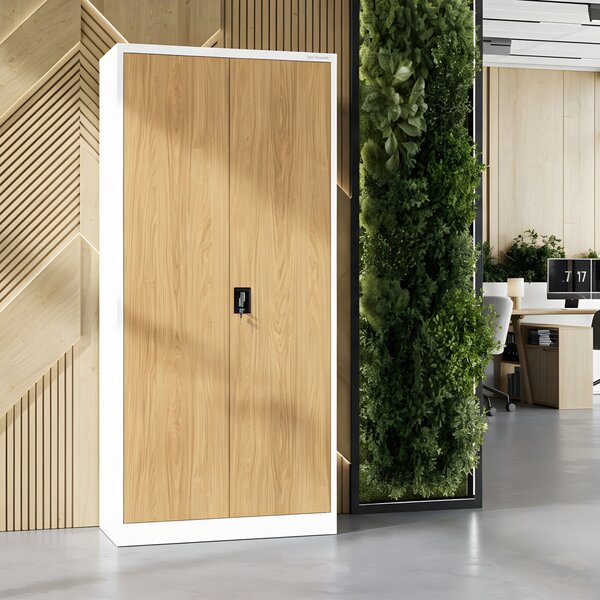 Skříň na dokumenty bílá/zlatý dub: Eco Design JAN H