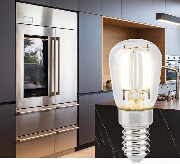 Nedis LBCRFE14T26 - LED Žárovka do lednice T26 E14/2W/230V 2700K