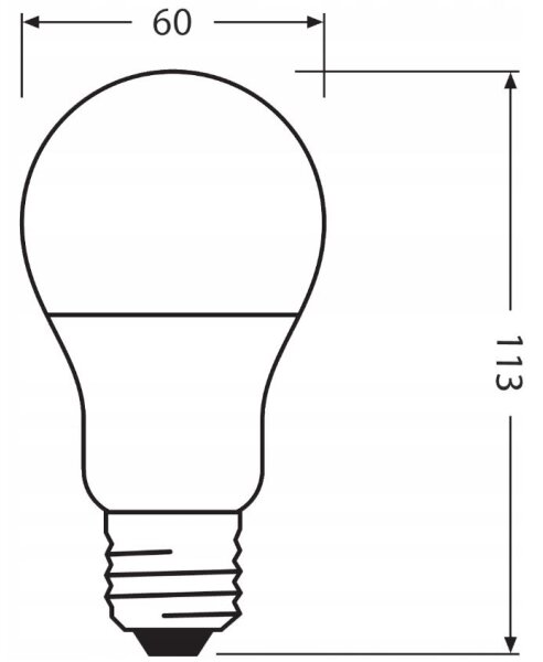 LED Žárovka z recyklovaného plastu E27/10W/230V 2700K - Ledvance