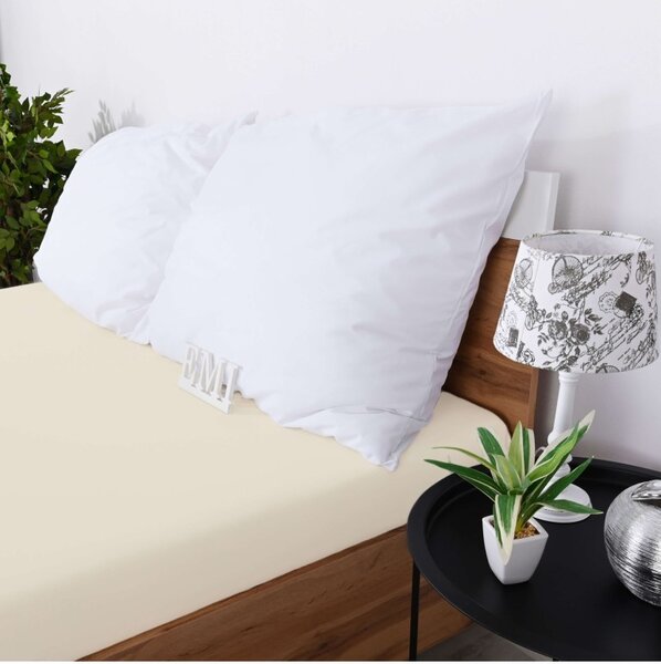 Prostěradlo krémové jersey EMI, Dětská plachta 60x120