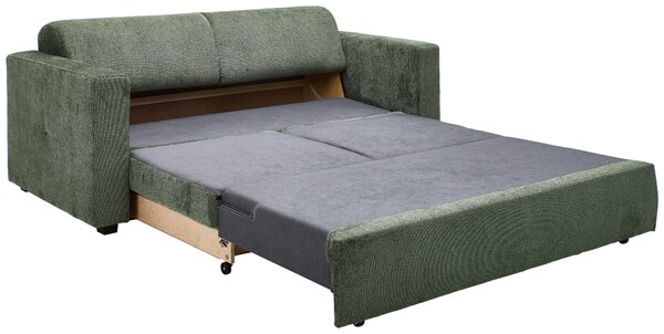 ROZKLÁDACÍ POHOVKA, textil, olivově zelená Carryhome - Rozkládací sedačky