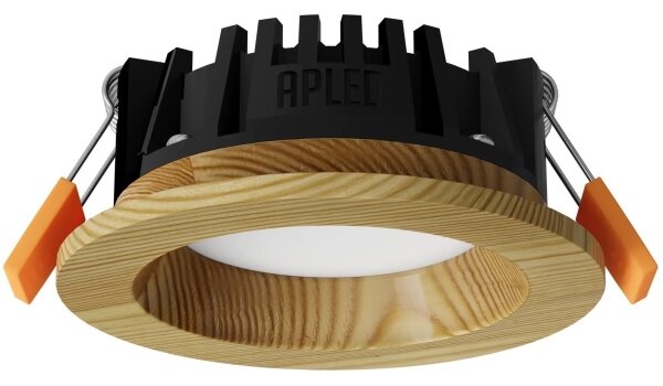APLED - LED Podhledové RONDO WOODLINE LED/3W/230V 3000K pr. 9 cm borovice masiv