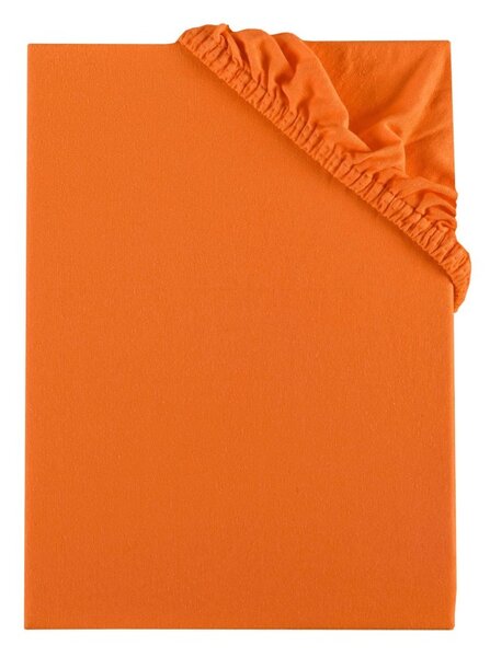 Prostěradlo oranžové jersey EMI, Dětská plachta 70x140