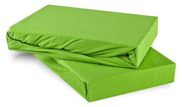 Prostěradlo ložní zelené jersey EMI, Dětská plachta 60x120