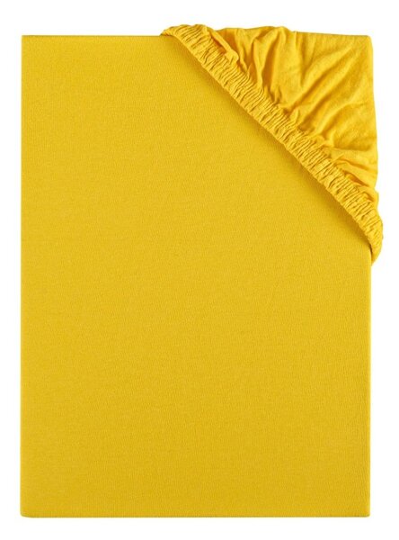 Prostěradlo světle žluté jersey EMI, Dětská plachta 60x120