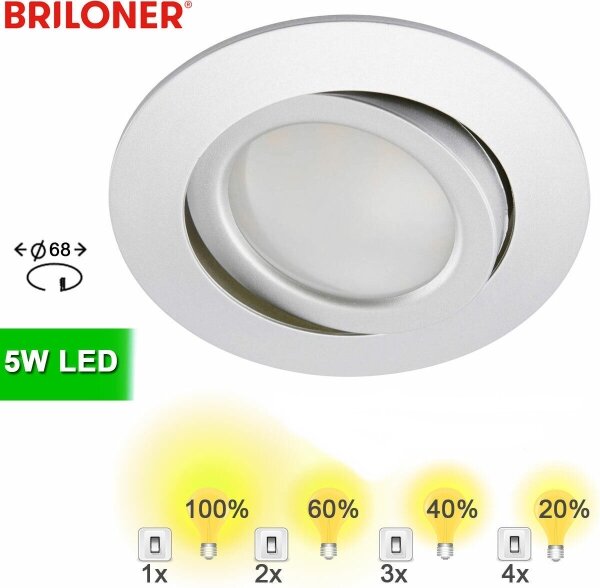 Briloner 8309-019 - LED Stmívatelné koupelnové svítidlo LED/5W/230V IP23