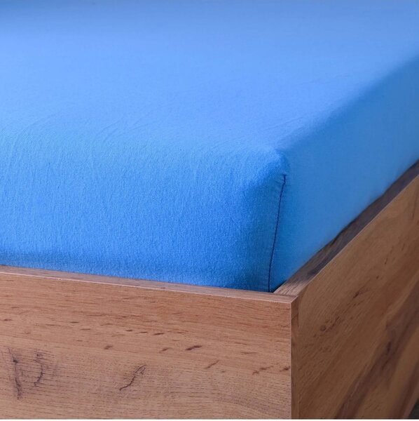 Prostěradlo modré jersey EMI, Dětská plachta 60x120