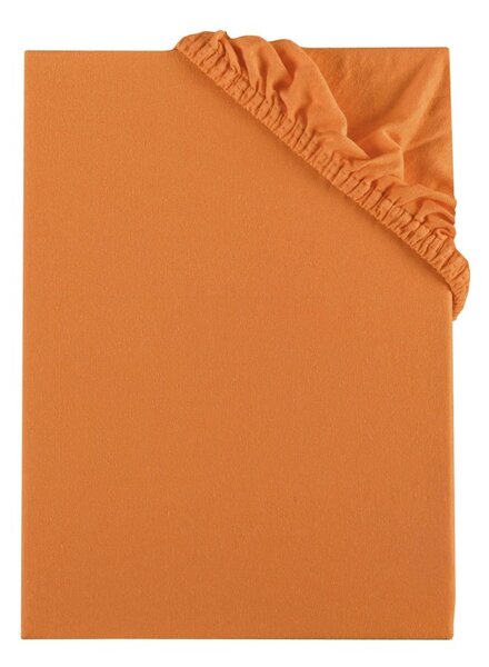Prostěradlo oranžové meruňkové jersey EMI, Dětské prostěradlo 80x160
