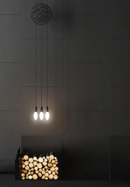 LED Žárovka FILAMENT C35 E14/4,5W/230V 4000K