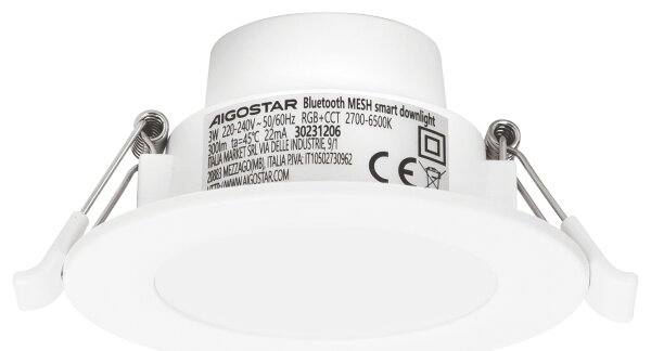 Aigostar -LED RGBW Koupelnové podhledové svítidlo LED/3W/230V 2700-6500K IP44