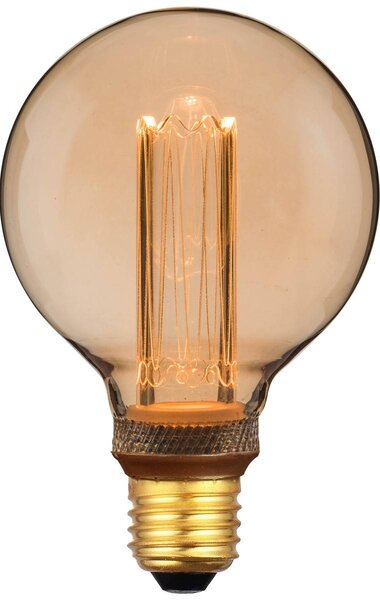 Stmívatelná zlatá LED žárovka NORDLUX Retro 2,3 W a 3,5 W 1800 K - 3,5 W LED, 120 lm, 95 mm, 144 mm