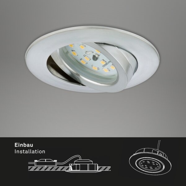 Briloner 7296-019 - LED Koupelnové podhledové svítidlo LED/6,5W/230V IP23