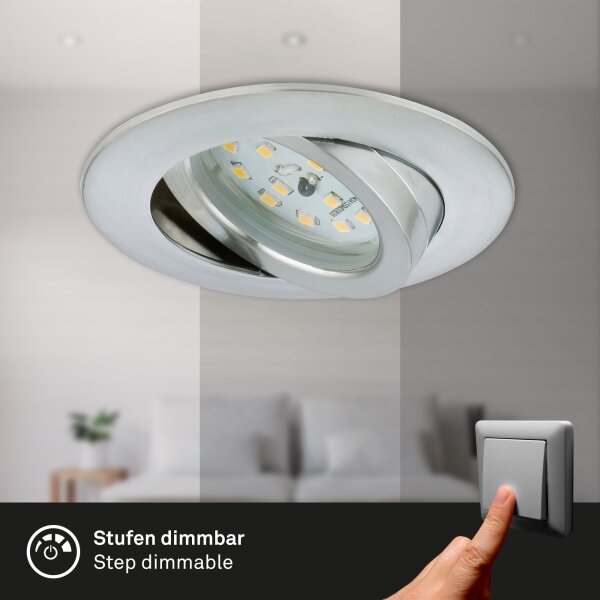 Briloner 7296-019 - LED Koupelnové podhledové svítidlo LED/6,5W/230V IP23