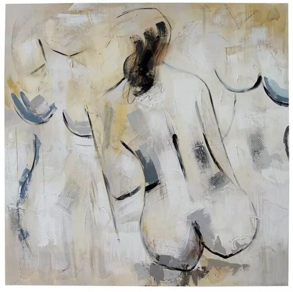 Ručně malovaný obraz Ženské pozadí PB370ZI StarDeco, 100x100 cm