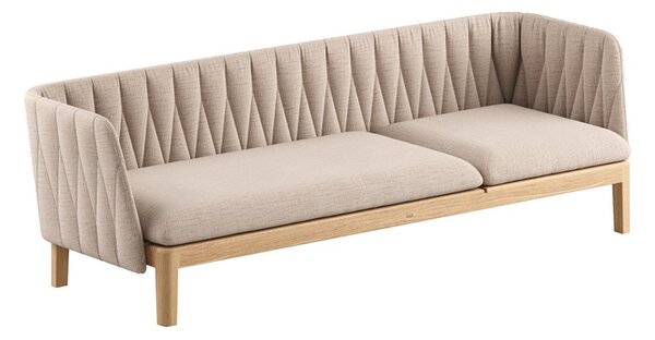 Royal Botania Rám pro 3-místnou pohovku Calypso Lounge, Royal Botania, 236x82x69 cm, rám teak, bez sedáku a bez polstrování zádové opěrky