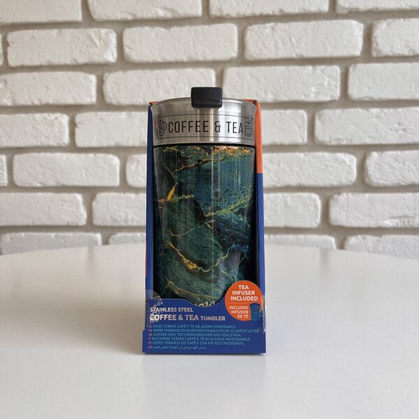 Quokka Termohrnek se sítkem Boost, 400ml, Quokka, greenstone