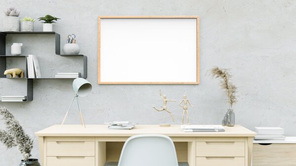ALLboards NATURAL TM96D magnetická tabule 90 x 60 cm