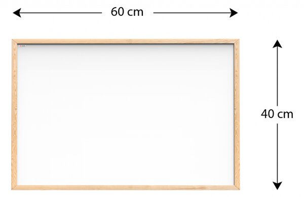 ALLboards NATURAL TM64D magnetická tabule 60 x 40 cm