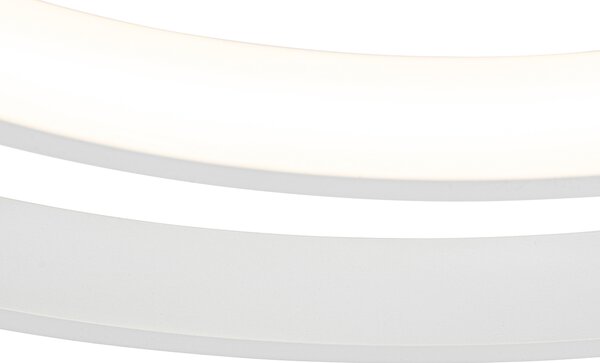 Stropní ventilátor bílý 46,5 cm vč. LED s dálkovým ovládáním - Kees