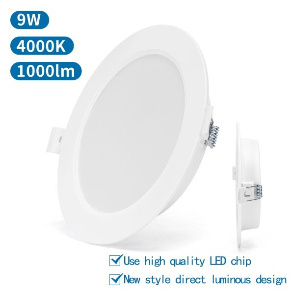 Aigostar - LED Podhledové svítidlo LED/9W/230V 4000K pr. 14,5 cm bílá
