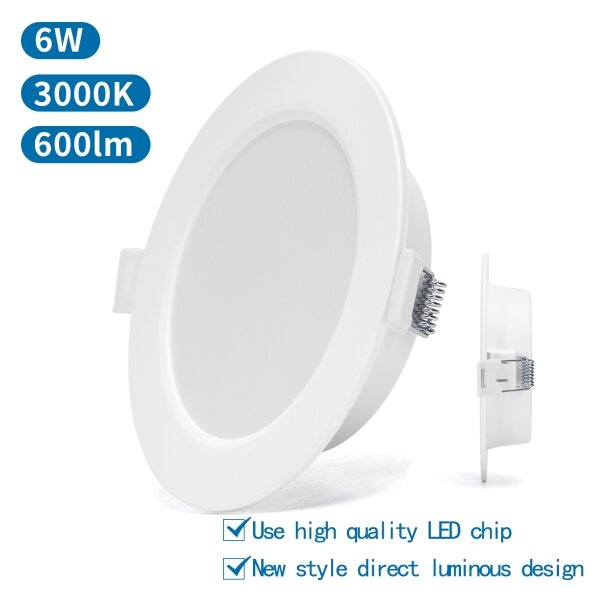 Aigostar - LED Podhledové svítidlo LED/6W/230V 3000K pr. 11,8 cm bílá
