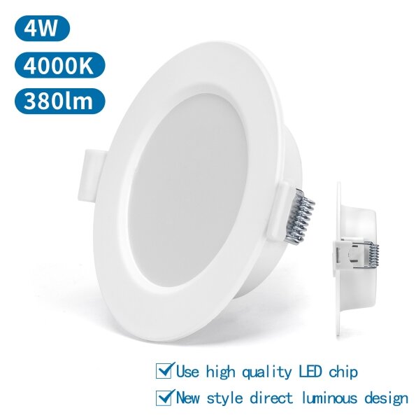 Aigostar - LED Podhledové svítidlo LED/4W/230V 4000K pr. 9,8 cm bílá
