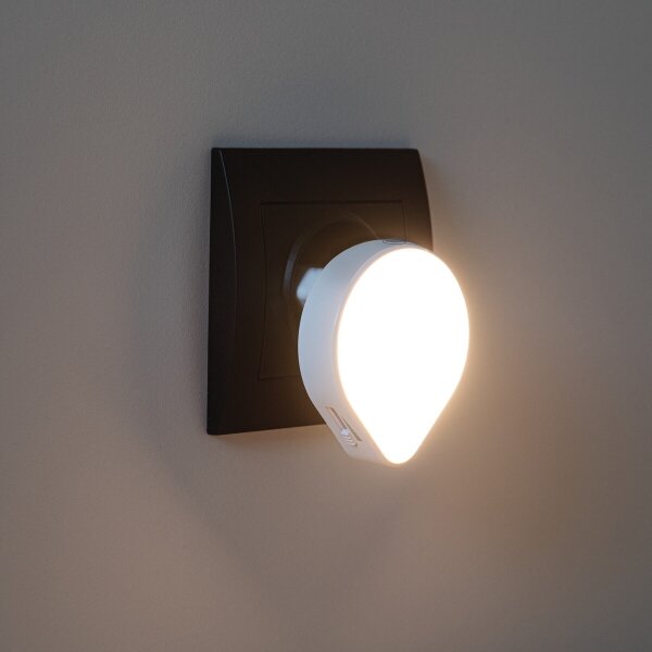 Kanlux 37396 - LED Orientační svítidlo se senzorem do zásuvky ULOV LED/0,5W/230V