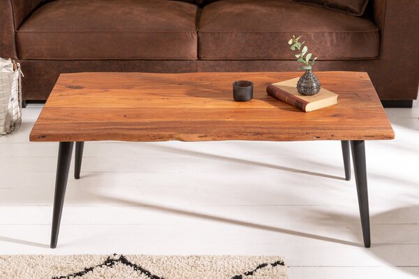 Konferenční stolek ORGANIC LIVING 110cm akátové dřevo