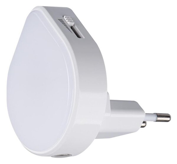 Kanlux 37396 - LED Orientační svítidlo se senzorem do zásuvky ULOV LED/0,5W/230V