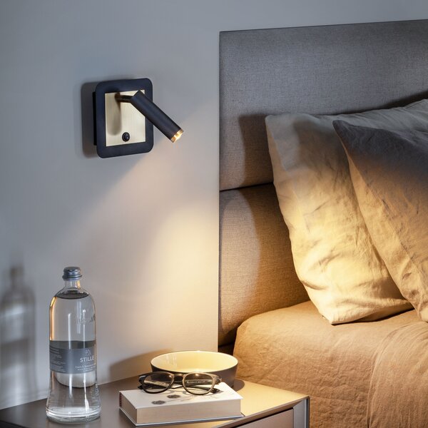 Smarter Nástěnné LED svítidlo Closer, v.13cm Barva: Černá