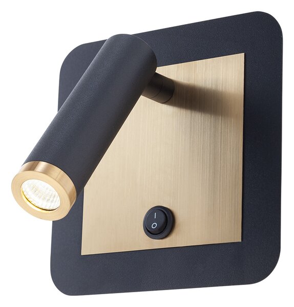 Smarter Nástěnné LED svítidlo Closer, v.13cm Barva: Černá