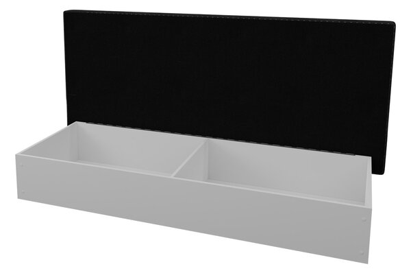 - Dětská válenda s úložným prostorem 80x190 SENOMA 1 - dub sonoma / černá