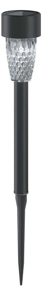Aigostar - LED Solární lampa LED/0,006W/1,2V 29,7 cm černá 6500K IP44