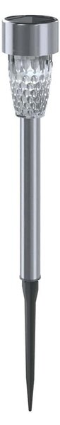 Aigostar - LED Solární lampa LED/0,006W/1,2V 29,7 cm chrom 6500K IP44
