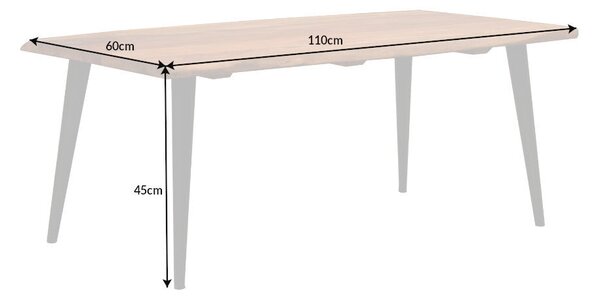 Konferenční stolek ORGANIC LIVING 110cm akátové dřevo