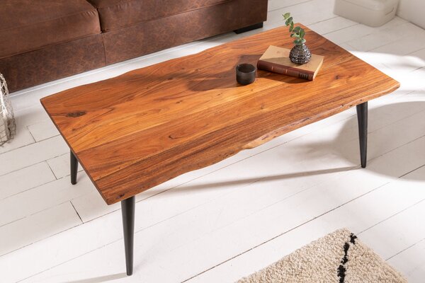 Konferenční stolek ORGANIC LIVING 110cm akátové dřevo